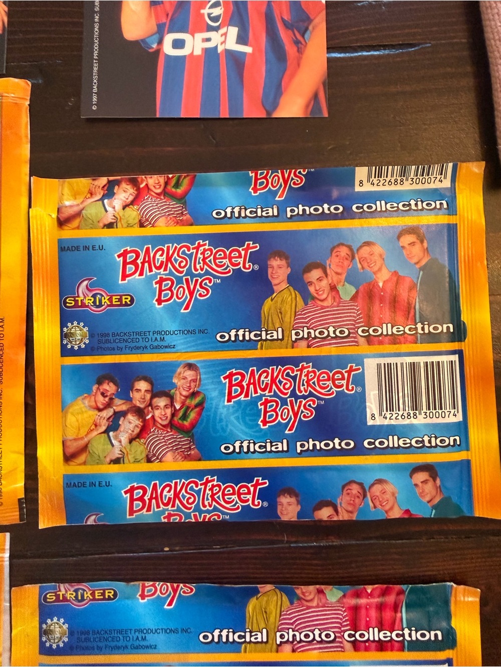 Vintage 1997 Striker Backstreet Boys official photo collection packs set - Picture 4 of 5